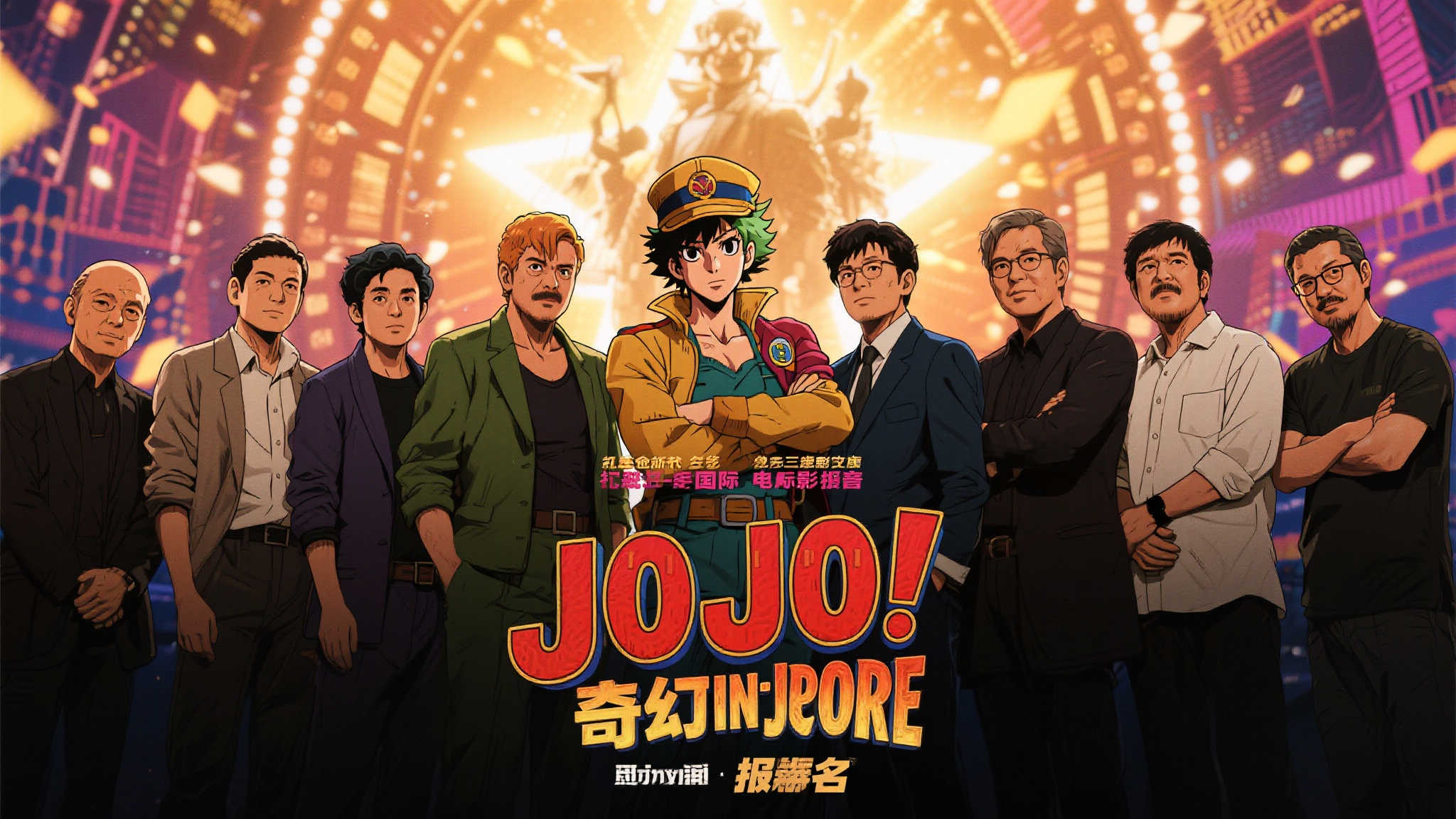 《JOJO的奇妙冒险》动画发布制作阵容及限定插图亮相 《JOJO的奇妙冒险》动画发布制作阵容及限定插图亮相